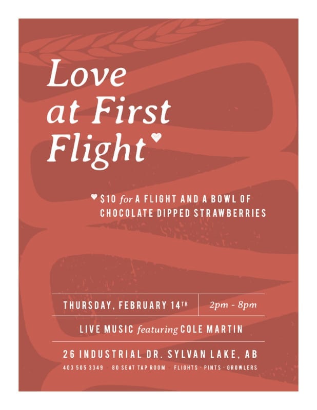 Love at First Flight at Snake Lake Brewing