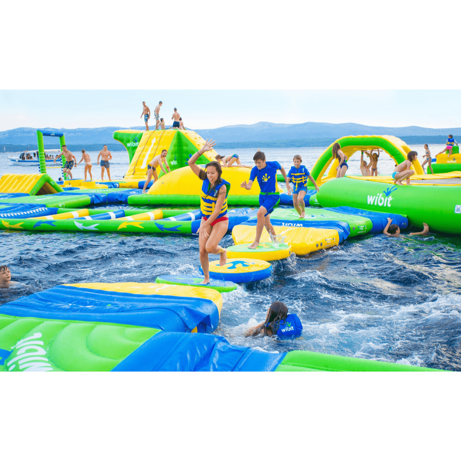 The ultimate on-water aquatic playground sports park, perfect for an hour or two or a whole day of fun.