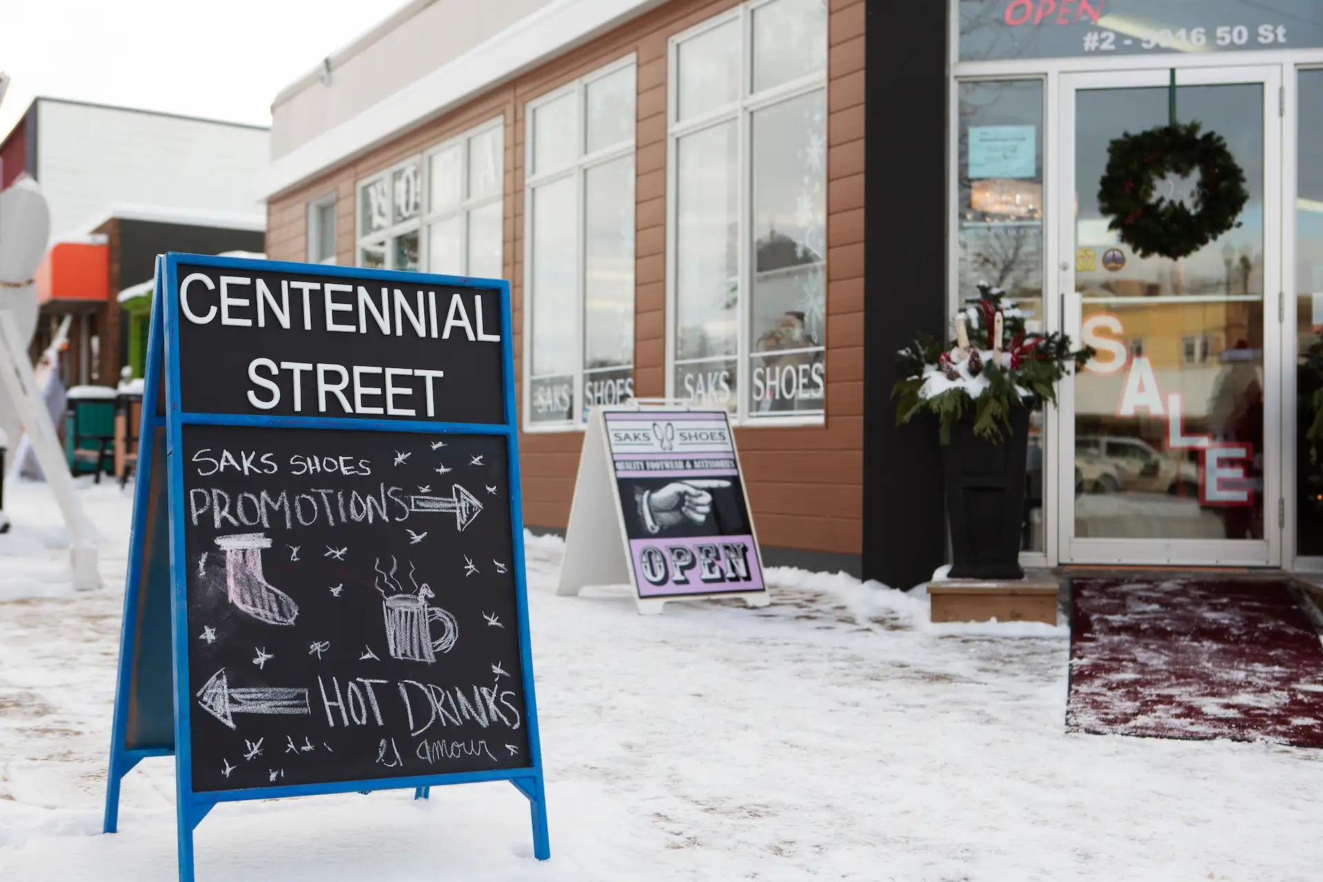 winter shopping cover